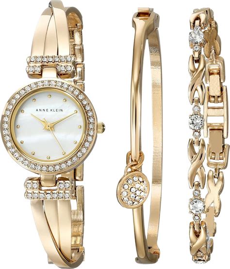 anne klein watch with bracelet.